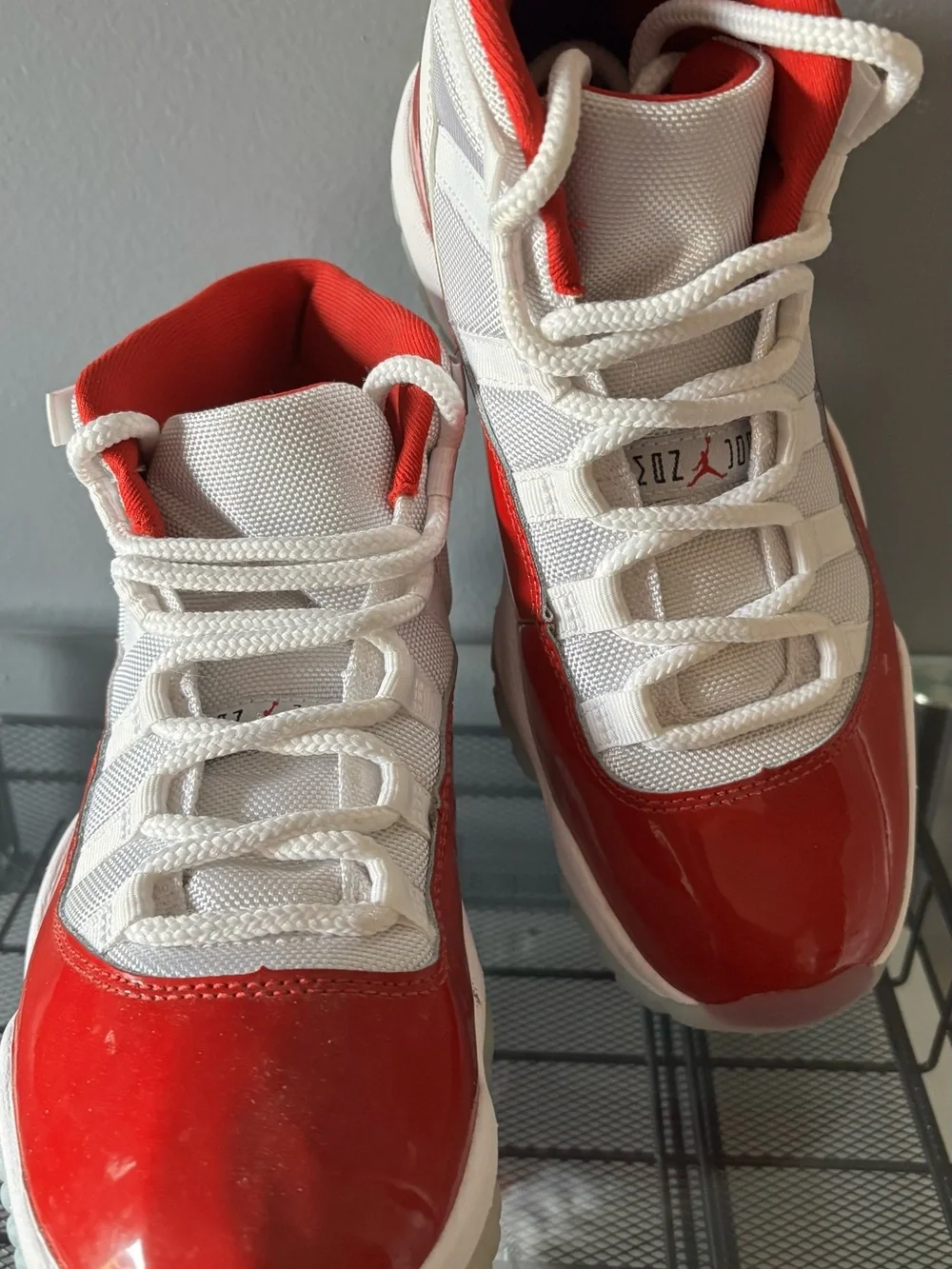 Air Jordan 11 Red and White  Men’s size 7